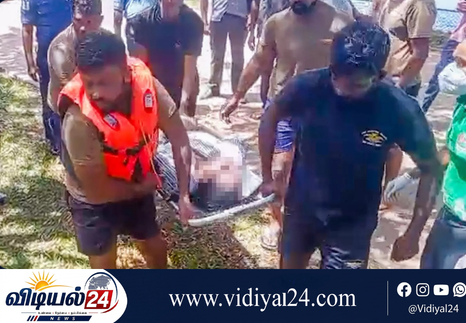 தியவன்ன ஓயாவில் விழுந்த 59 வயது பெண் கடற்படையினரால் மீட்பு